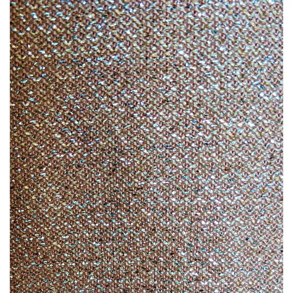 VTG 1960s Mod Pink Lamé Evening Jacket with "Confetti Lucite" Buttons, Sz 8/10 - Picture 9 of 11